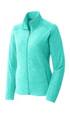 Port Authority Ladies Heather Microfleece Full-Zip Jacket CL235