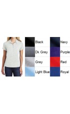 Sport-Tek Ladies PosiCharge Electric Heather Polo CLST590